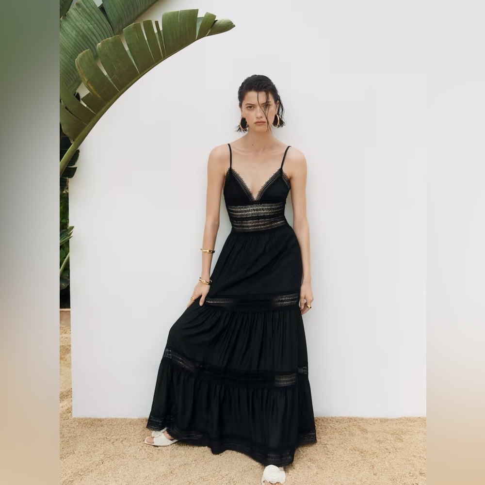 Lace Panel Dress